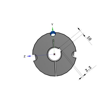 Moyeu amovible type 3020 - Ø Arbre 35mm