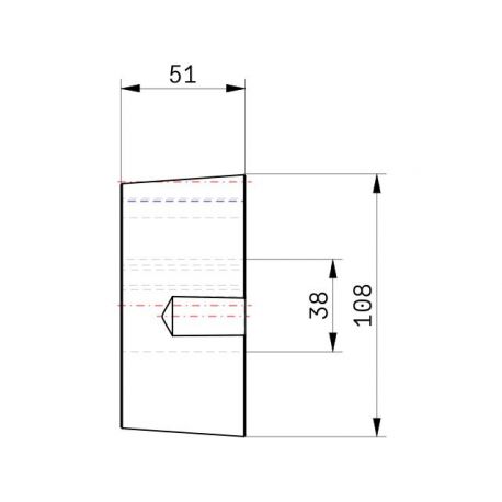 Moyeu amovible type 3020 - Ø Arbre 38mm