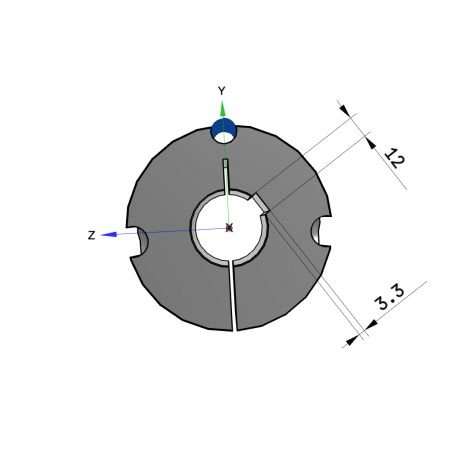 Moyeu amovible type 3020 - Ø Arbre 40mm