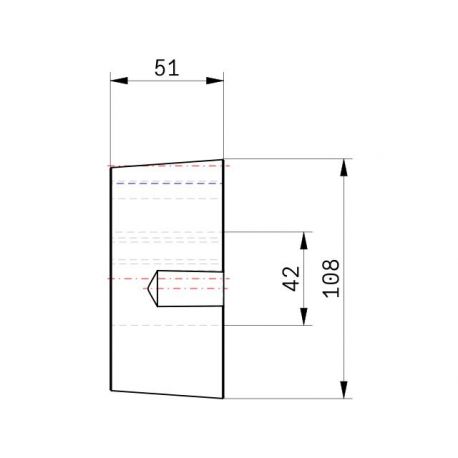 Moyeu amovible type 3020 - Ø Arbre 42mm