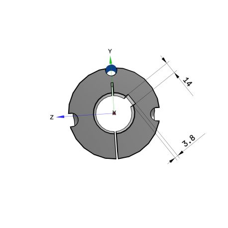 Moyeu amovible type 3020 - Ø Arbre 48mm