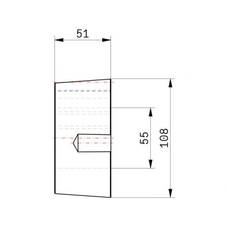 Moyeu amovible type 3020 - Ø Arbre 55mm
