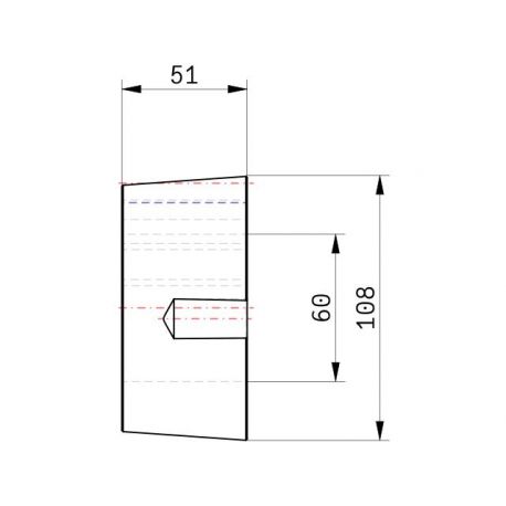 Moyeu amovible type 3020 - Ø Arbre 60mm