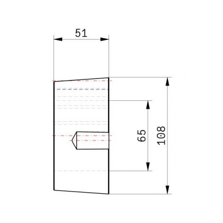 Moyeu amovible type 3020 - Ø Arbre 65mm