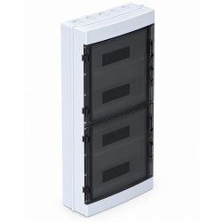 Coffret étanche 72 modules 878x414x160mm - montage en saillie - pour l'extérieur IP65