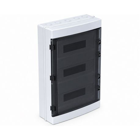 Coffret étanche 54 modules 655x414x140mm - montage en saillie - pour l'extérieur IP65