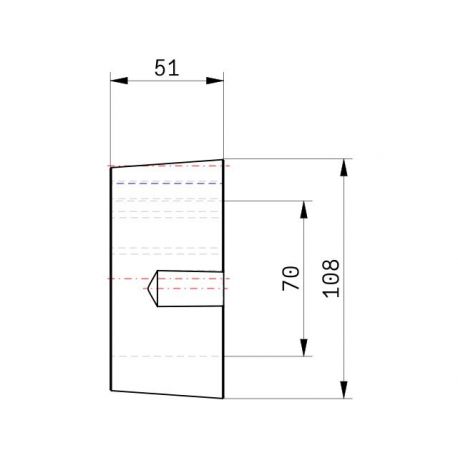 Moyeu amovible type 3020 - Ø Arbre 70mm