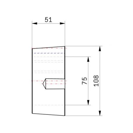 Moyeu amovible type 3020 - Ø Arbre 75mm