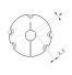 Moyeu amovible type 3535 - Ø Arbre 30mm