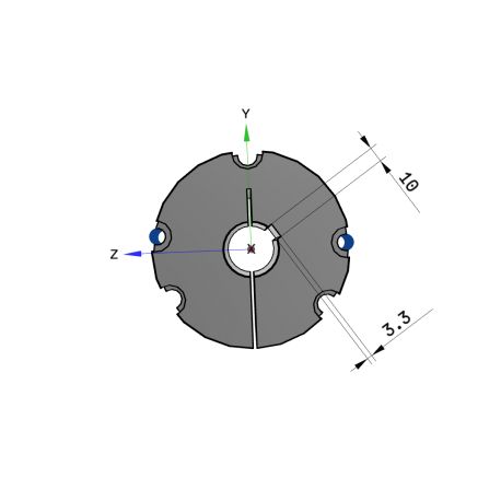 Moyeu amovible type 3535 - Ø Arbre 35mm