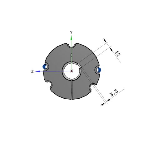 Moyeu amovible type 3535 - Ø Arbre 42mm