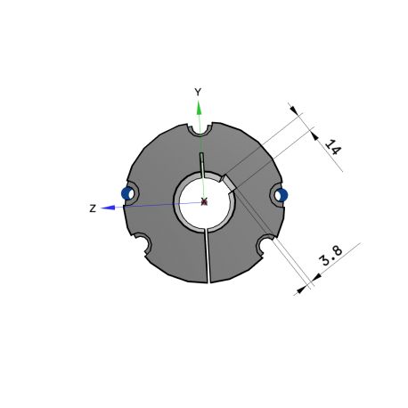 Moyeu amovible type 3535 - Ø Arbre 48mm