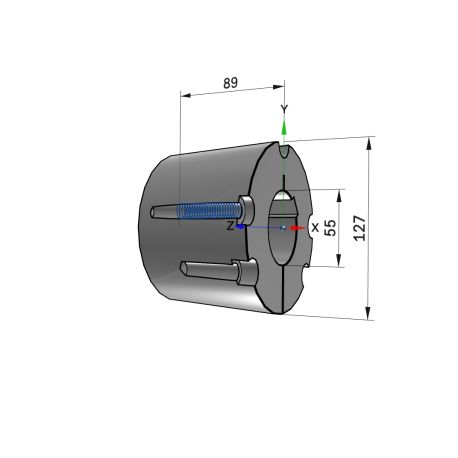 Moyeu amovible type 3535 - Ø Arbre 55mm