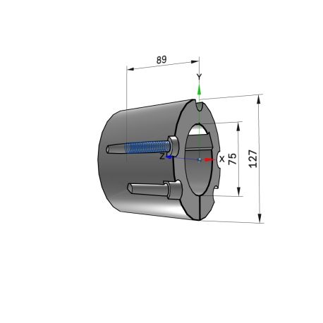 Moyeu amovible type 3535 - Ø Arbre 75mm