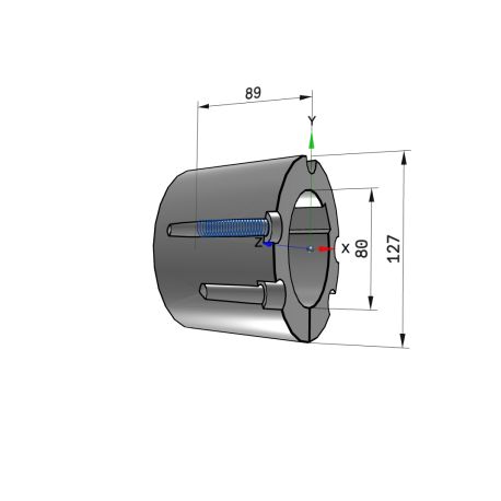 Moyeu amovible type 3535 - Ø Arbre 80mm