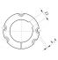 Moyeu amovible type 3535 - Ø Arbre 80mm