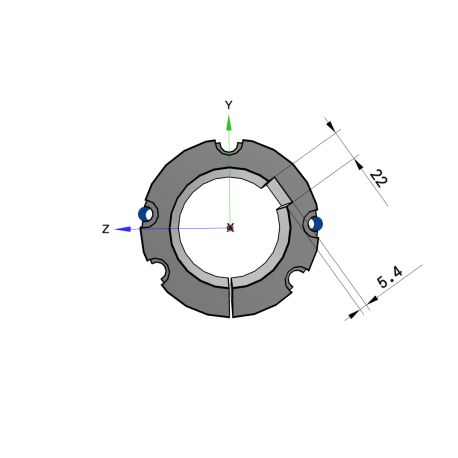 Moyeu amovible type 3535 - Ø Arbre 85mm