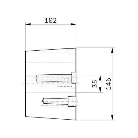 Moyeu amovible type 4040 - Ø Arbre 35mm