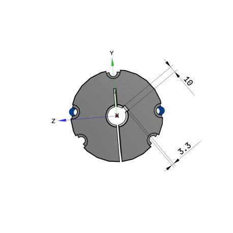 Moyeu amovible type 4040 - Ø Arbre 35mm