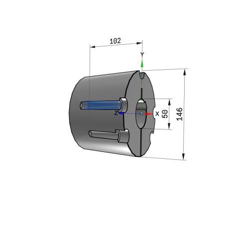 Moyeu amovible type 4040 - Ø Arbre 50mm