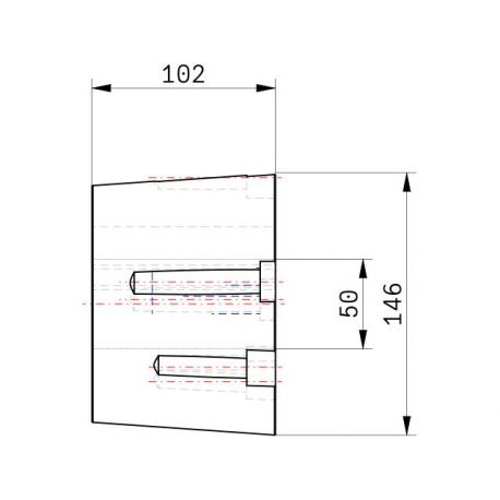 Moyeu amovible type 4040 - Ø Arbre 50mm