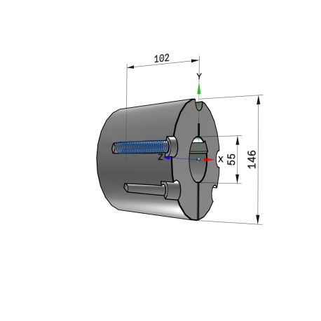 Moyeu amovible type 4040 - Ø Arbre 55mm