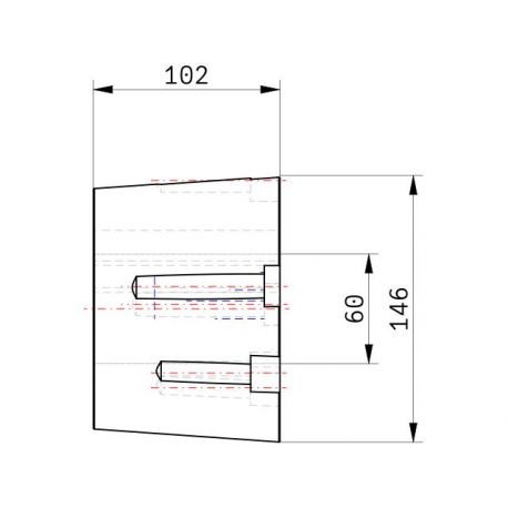 Moyeu amovible type 4040 - Ø Arbre 60mm