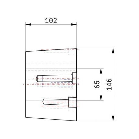 Moyeu amovible type 4040 - Ø Arbre 65mm