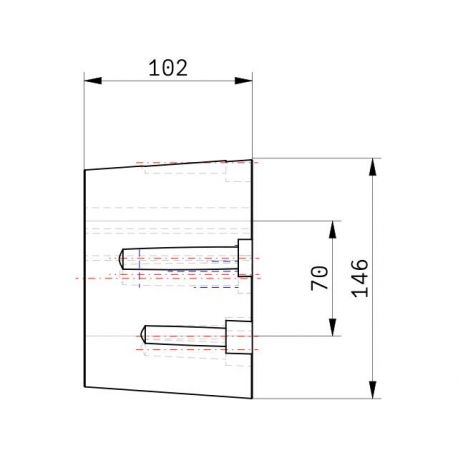 Moyeu amovible type 4040 - Ø Arbre 70mm