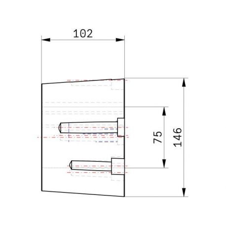 Moyeu amovible type 4040 - Ø Arbre 75mm