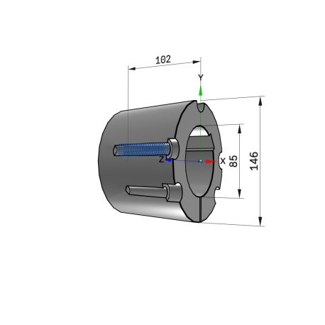 Moyeu amovible type 4040 - Ø Arbre 85mm