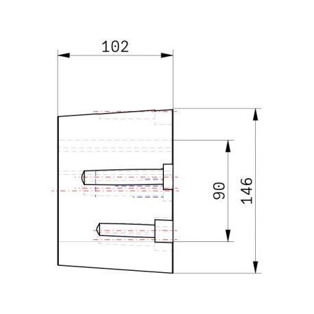 Moyeu amovible type 4040 - Ø Arbre 90mm