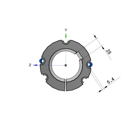 Moyeu amovible type 4040 - Ø Arbre 95mm