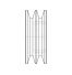Poulie trapézoïdale SPB / B - 2 gorges - Ø106 mm - Moyeu amovible 1610 - Fonte