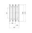 Poulie trapézoïdale SPB / B - 3 gorges - Ø106 mm - Moyeu amovible 1610 - Fonte