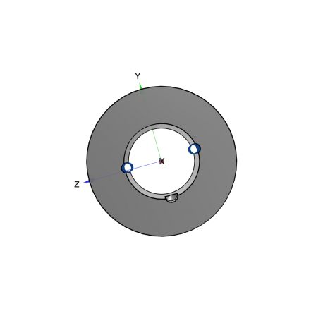 Poulie trapézoïdale SPB / B - 3 gorges - Ø106 mm - Moyeu amovible 1610 - Fonte