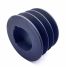 Poulie trapézoïdale SPB / B - 3 gorges - Ø118 mm - Moyeu amovible 1610 - Fonte