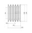 Poulie trapézoïdale SPB / B - 5 gorges - Ø132 mm - Moyeu amovible 2517 - Fonte