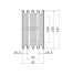 Poulie trapézoïdale SPB / B - 4 gorges - Ø140 mm - Moyeu amovible 2517 - Fonte