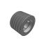 Poulie trapézoïdale SPB / B - 5 gorges - Ø140 mm - Moyeu amovible 2517 - Fonte