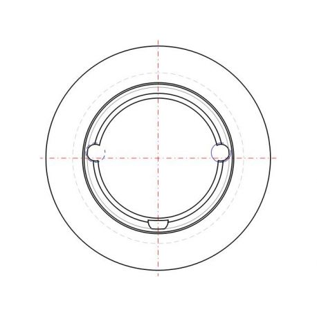 Poulie trapézoïdale SPB / B - 5 gorges - Ø140 mm - Moyeu amovible 2517 - Fonte
