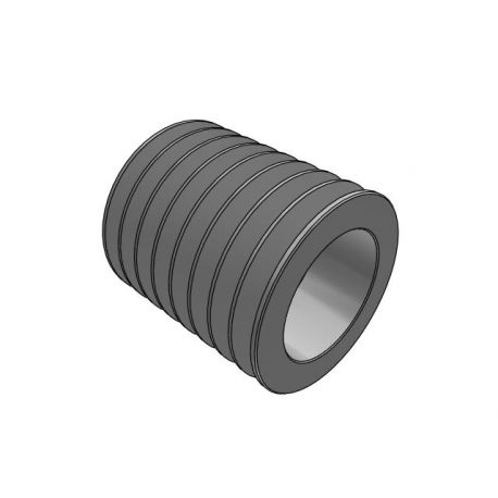 Poulie trapézoïdale SPB / B - 8 gorges - Ø140 mm - Moyeu amovible 2517 - Fonte