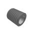 Poulie trapézoïdale SPB / B - 8 gorges - Ø140 mm - Moyeu amovible 2517 - Fonte