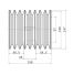 Poulie trapézoïdale SPB / B - 8 gorges - Ø140 mm - Moyeu amovible 2517 - Fonte