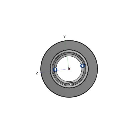 Poulie trapézoïdale SPB / B - 8 gorges - Ø140 mm - Moyeu amovible 2517 - Fonte