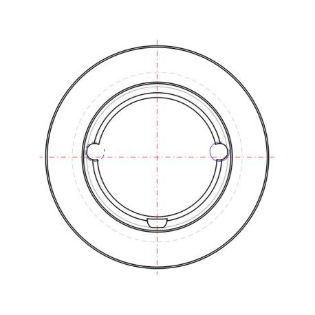 Poulie trapézoïdale SPB / B - 8 gorges - Ø140 mm - Moyeu amovible 2517 - Fonte