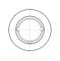 Poulie trapézoïdale SPB / B - 8 gorges - Ø140 mm - Moyeu amovible 2517 - Fonte