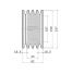 Poulie trapézoïdale SPB / B - 4 gorges - Ø150 mm - Moyeu amovible 2517 - Fonte