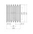 Poulie trapézoïdale SPB / B - 6 gorges - Ø150 mm - Moyeu amovible 2517 - Fonte