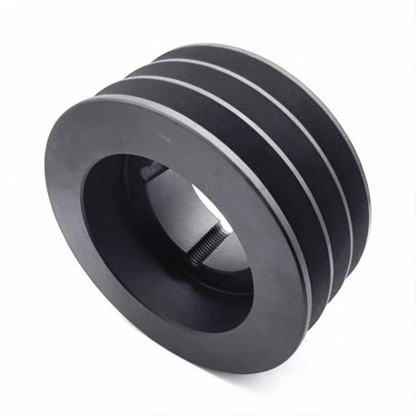 Poulie trapézoïdale SPB / B - 3 gorges - Ø160 mm - Moyeu amovible 2517 - Fonte